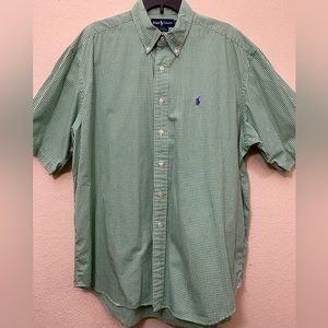 Ralph Lauren green button up shirt size XL